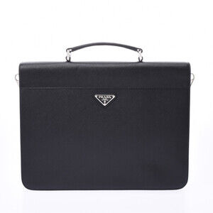 PRADA Saffiano Black Briefcase Business Bag